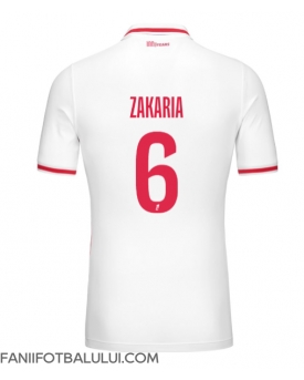 AS Monaco Denis Zakaria #6 Tricou Fotbal Replică 2024-25 Barbati Acasa